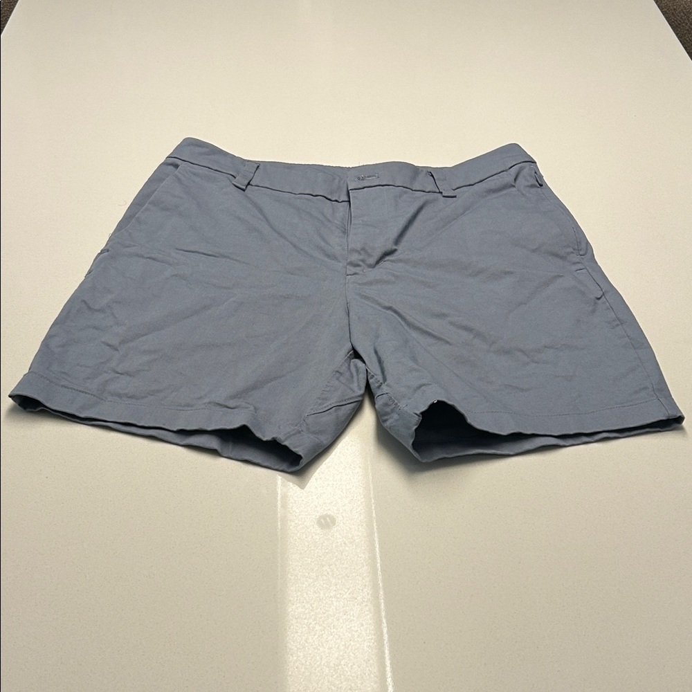 lululemon athletica Light Blue/Gray Chino Shorts